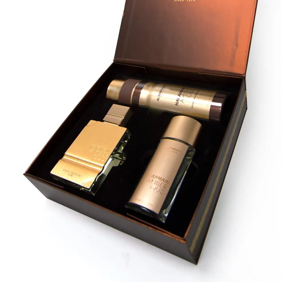 Amber Oud Gold Edition Perfume Giftset
