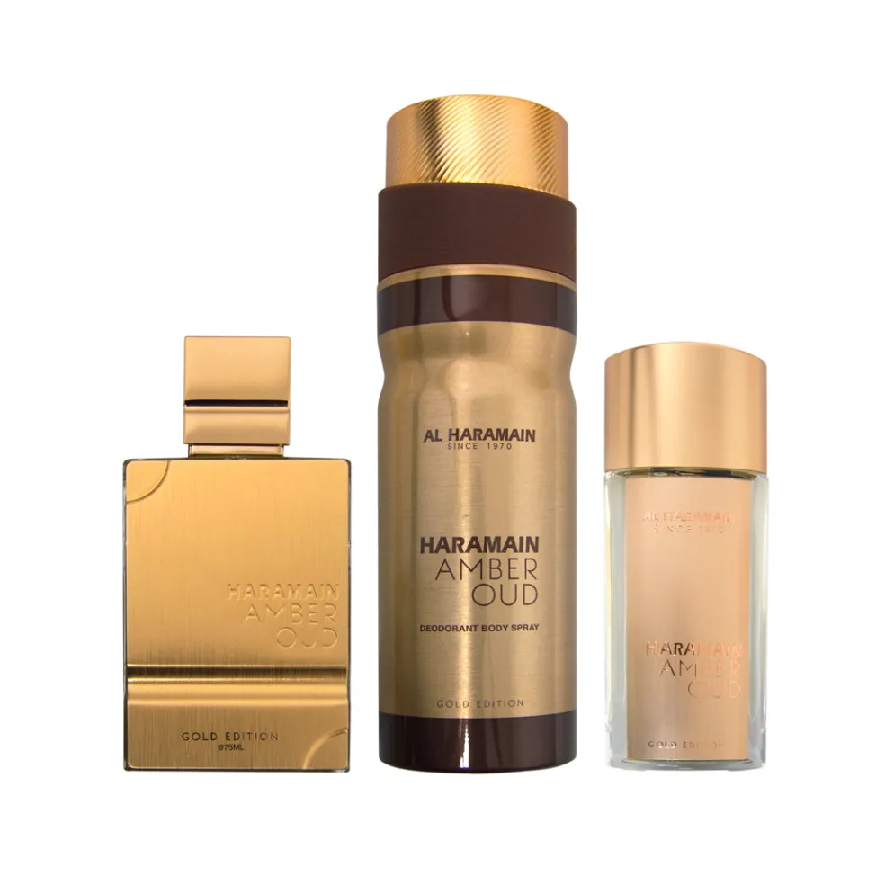Amber Oud Gold Edition Perfume Giftset