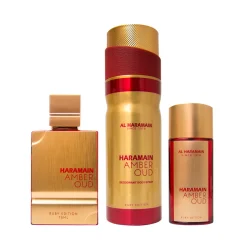 Amber Oud Ruby Edition Perfume Gift Set