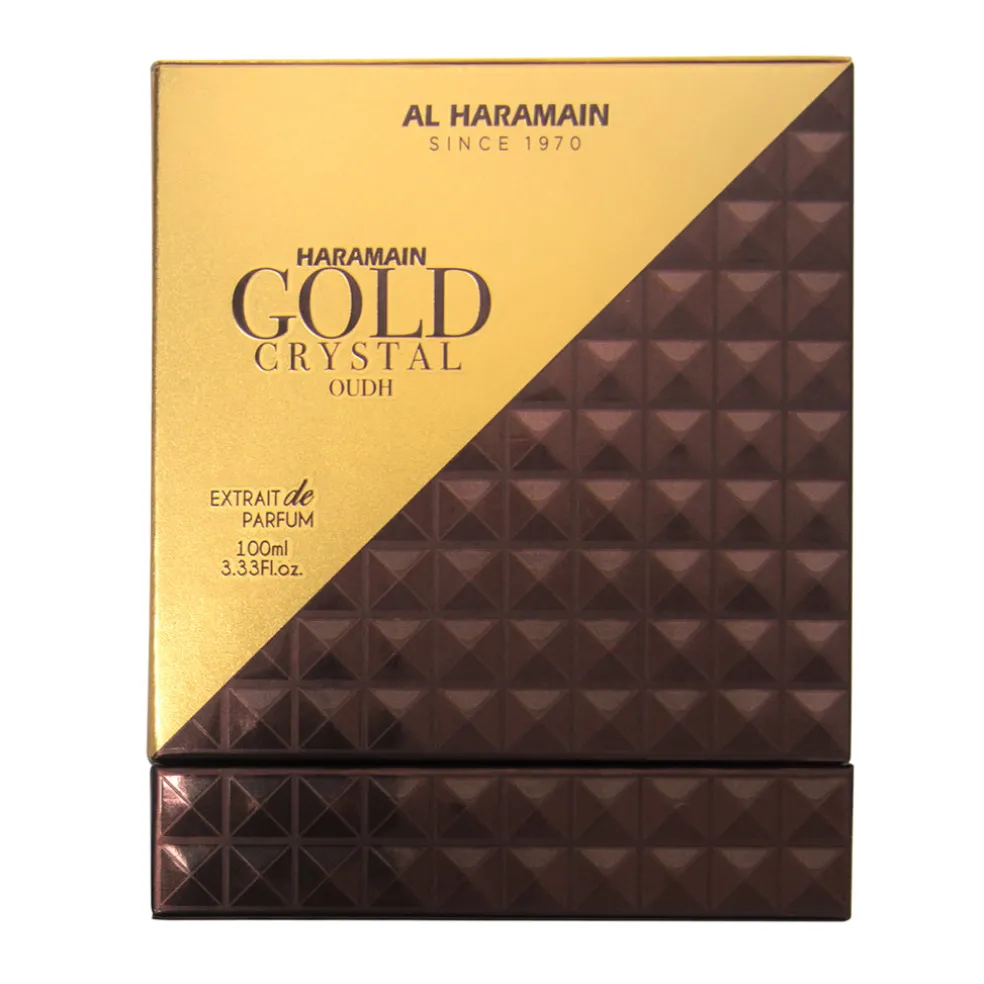 Haramain Gold Crystal Oudh 100ml Extrait de Parfum