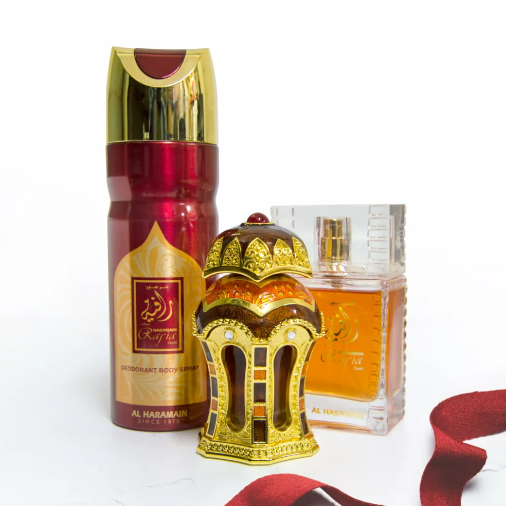 Rafia Gold Gift Bundle